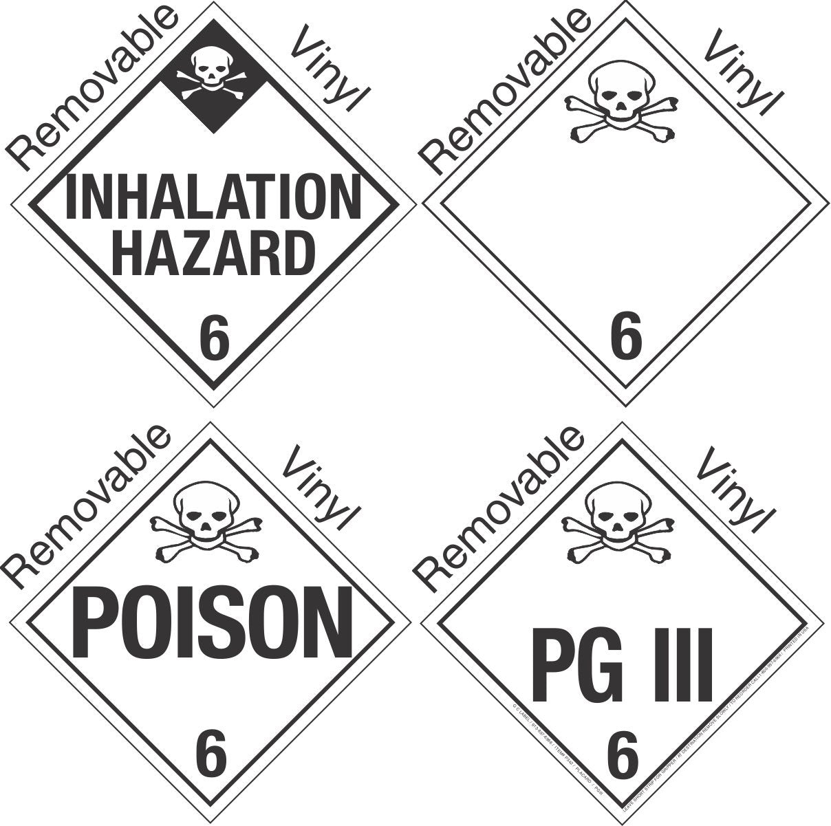 Class 6 Placards: Toxic & Infectious - Amnautical