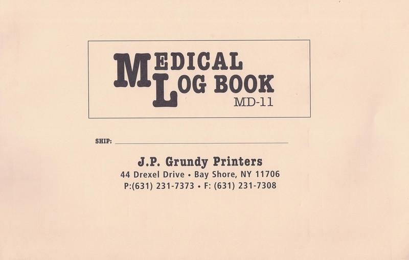 Medical Log Books Collection Amnautical