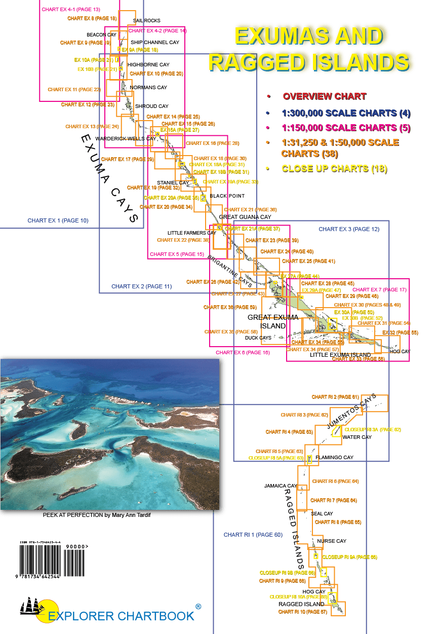 Explorer Chartbook Exumas & Ragged Islands, 11th Edition 2023