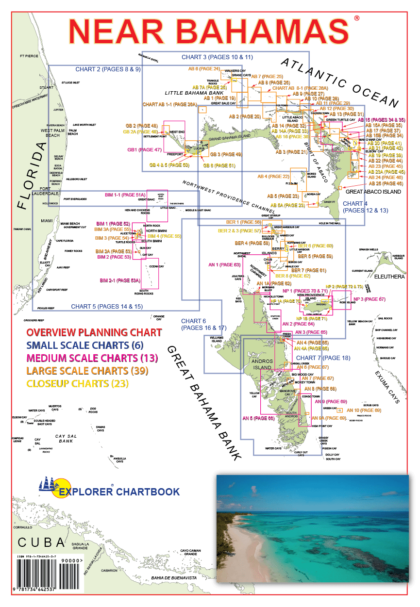 Explorer Chartbook Near Bahamas, 11th Edition 2023