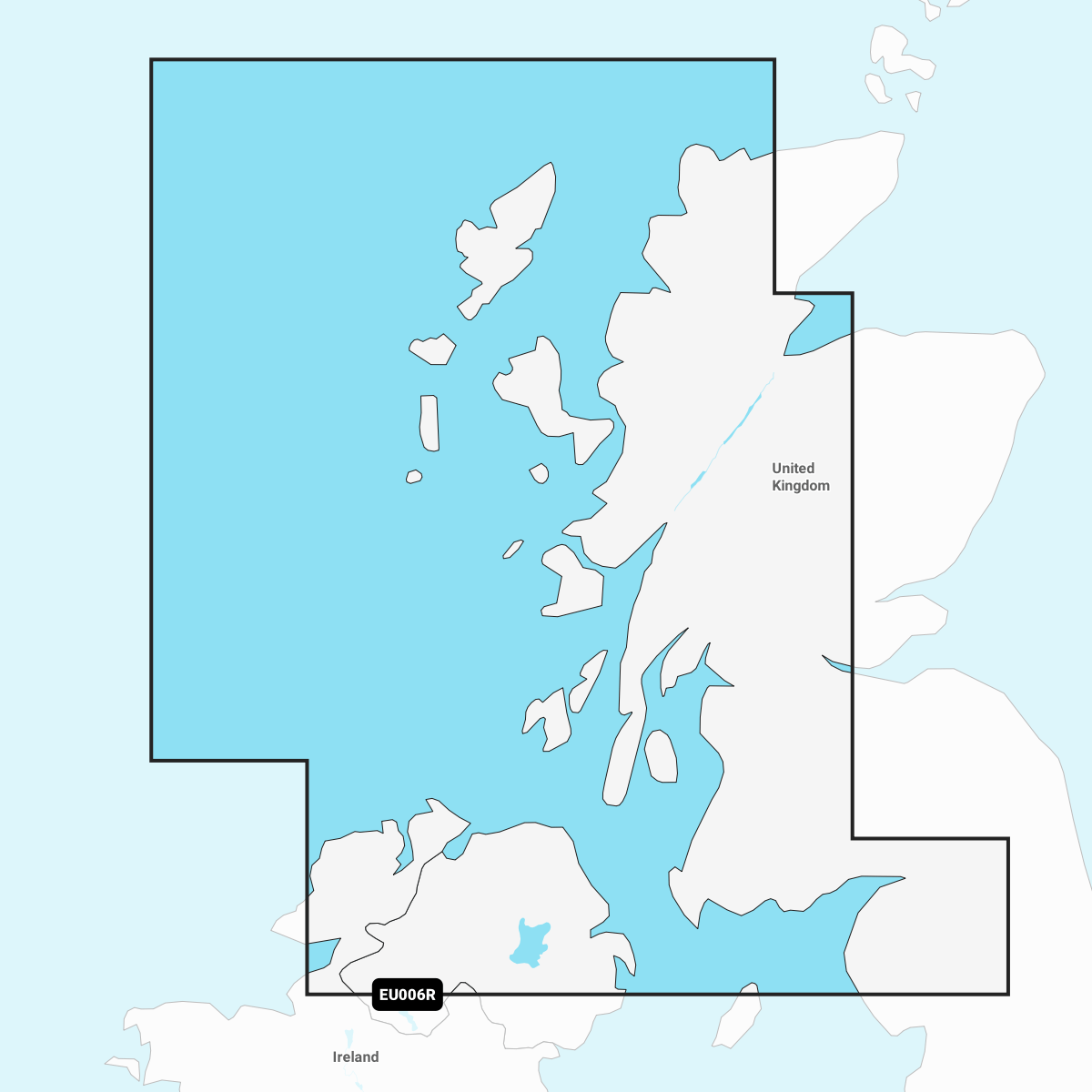 GARMIN NAVIONICS+ CHART EU006R: Scotland, West Coast