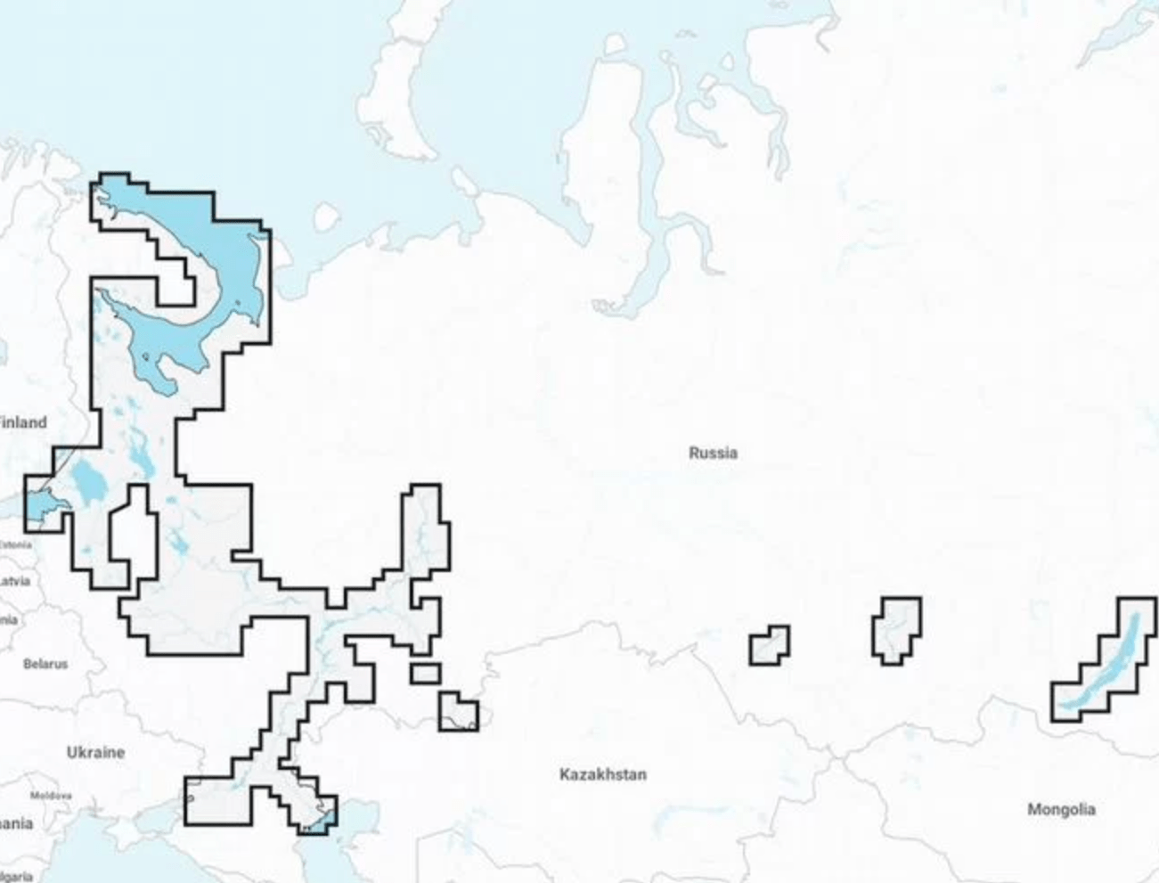 GARMIN NAVIONICS+ CHART EU652L: Russia, West