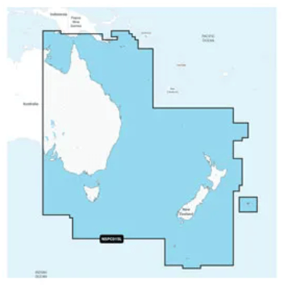GARMIN NAVIONICS+ CHART PC015R: Australia, East & Central to New Zealand