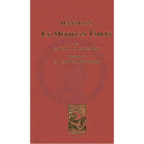 Hansen's Ex-Meridian Tables, 2023 Edition