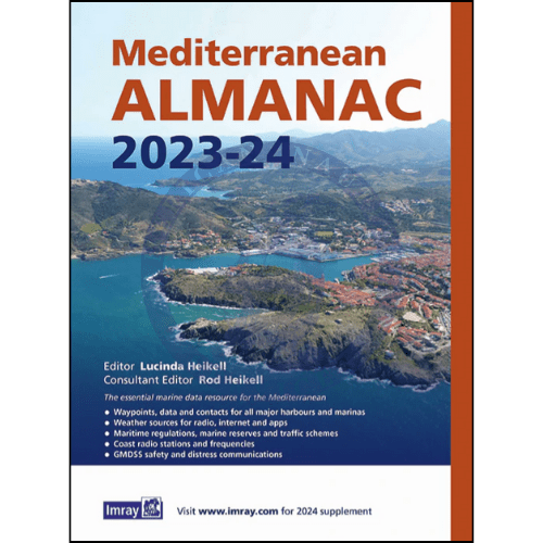 Imray: Mediterranean Almanac, 13th Edition 2023-2024