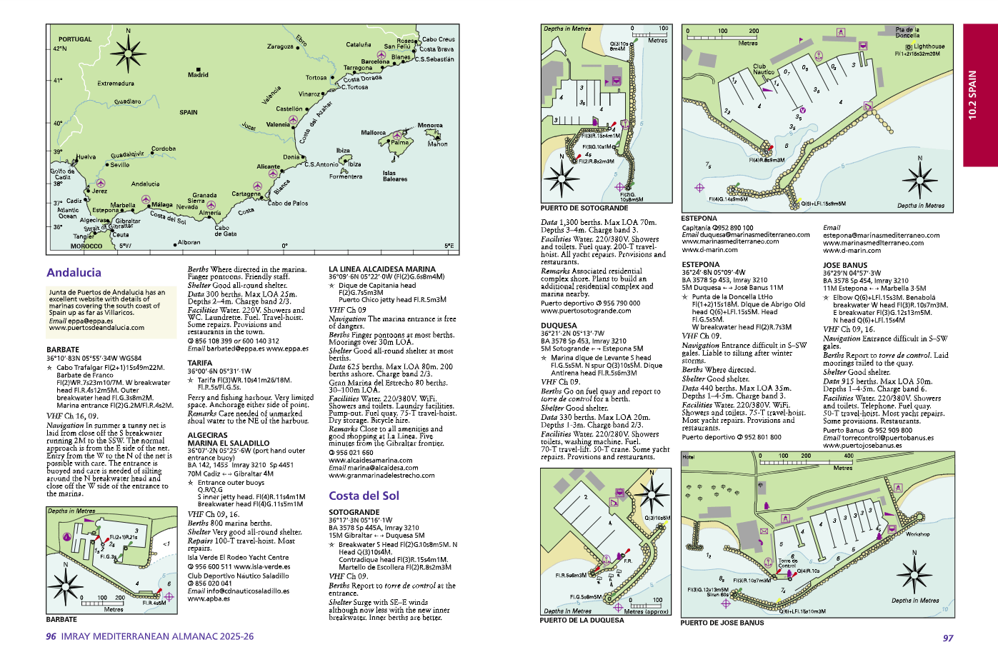 Imray: Mediterranean Almanac, 14th Edition 2025-2026