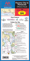 Panama City to Pensacola - Offshore Route Waterproof Chart, 2nd Edition