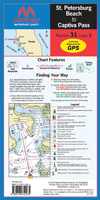 St. Petersburg Beach to Captiva Pass Waterproof Chart, 3rd Edition