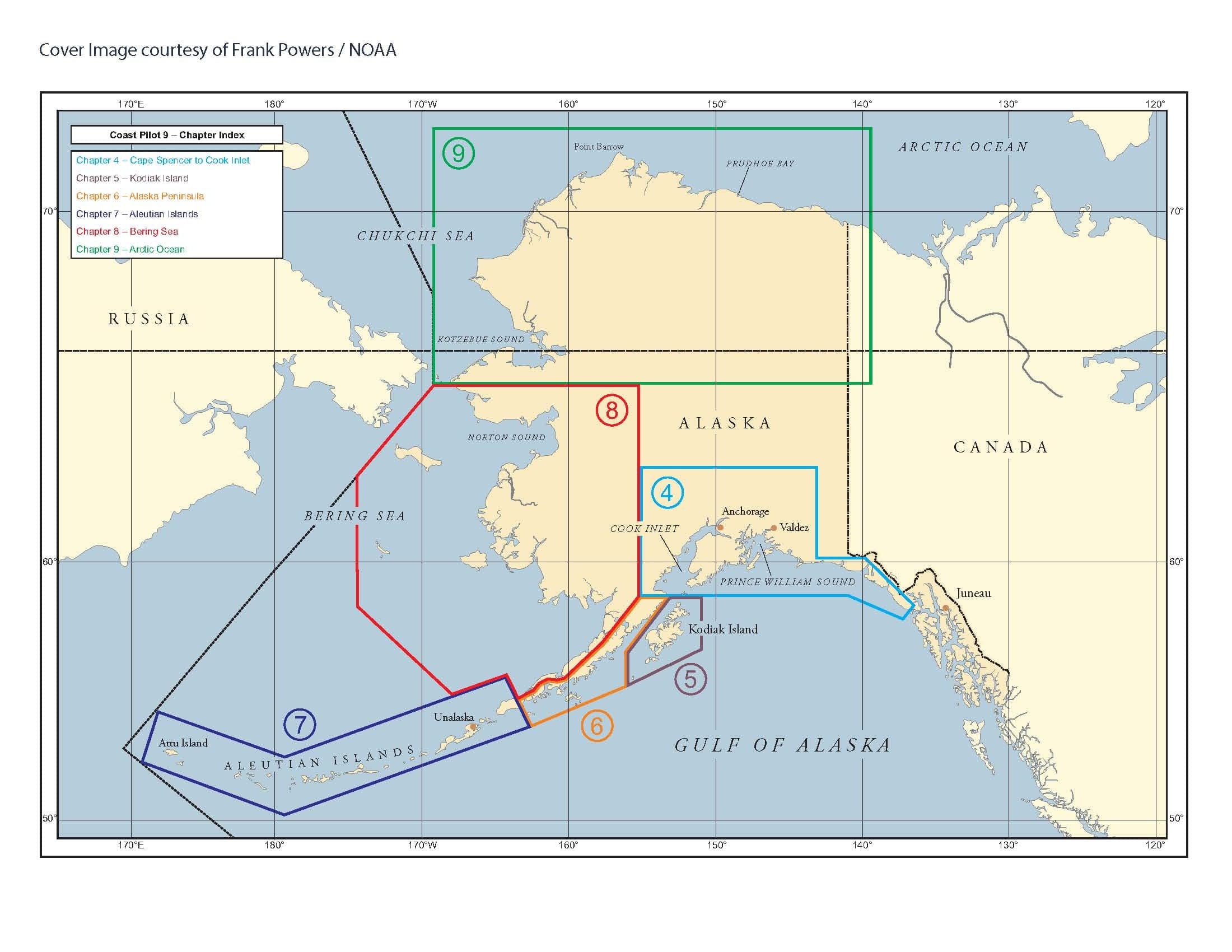 U.S. Coast Pilot 9: Alaska - Cape Spencer to Beaufort Sea - 41st Edition, 2023