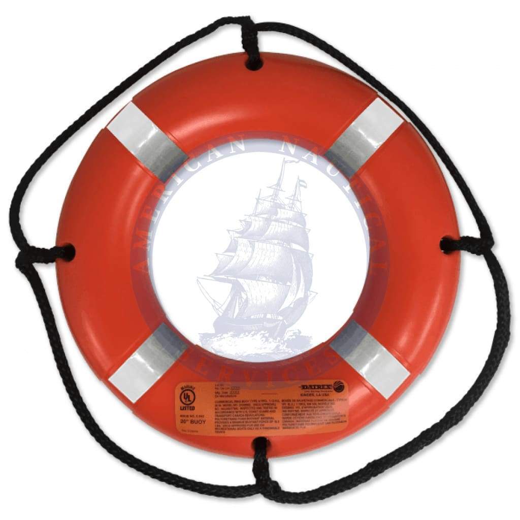 20″ Lifering Orange USCG Type IV with Reflective Tape