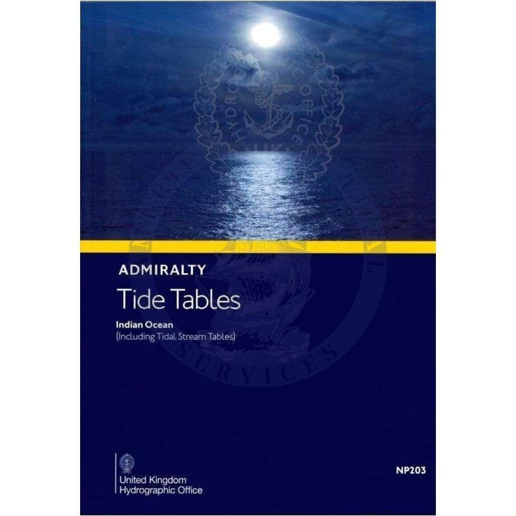 Admiralty Tide Tables (ATT) Volume 3, Indian Ocean (including Tidal Stream Tables) (NP203), 2022 Edition