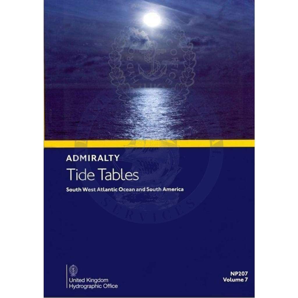Admiralty Tide Tables (ATT) Volume 7 South West Atlantic Ocean and South America (NP207), 2021 Edition