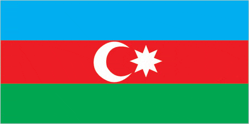 Azerbaijan Country Flag