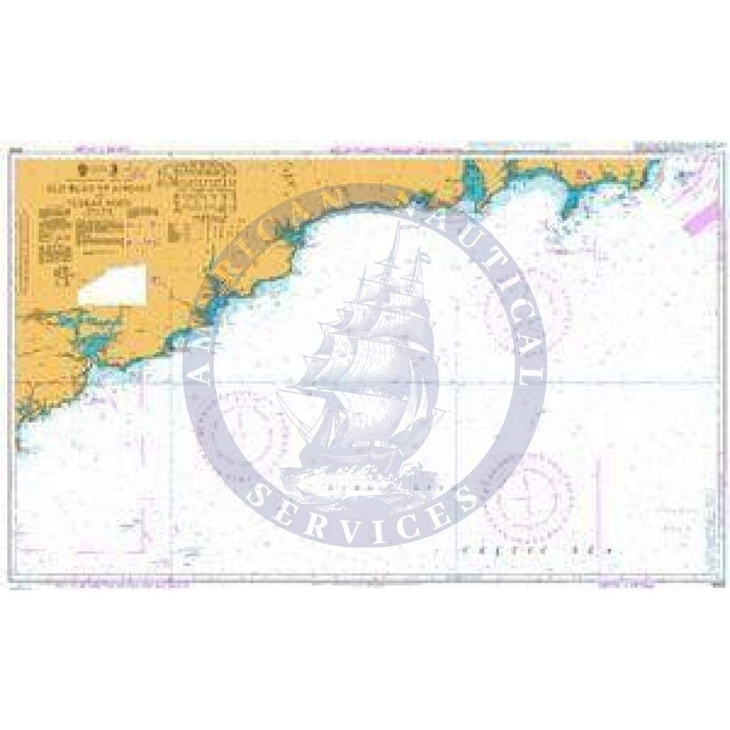 British Admiralty Instructional Chart 5048: Old Head of Kinsale to Tuskar Rock