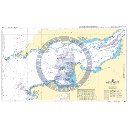 British Admiralty Instructional Chart 5049: English Channel