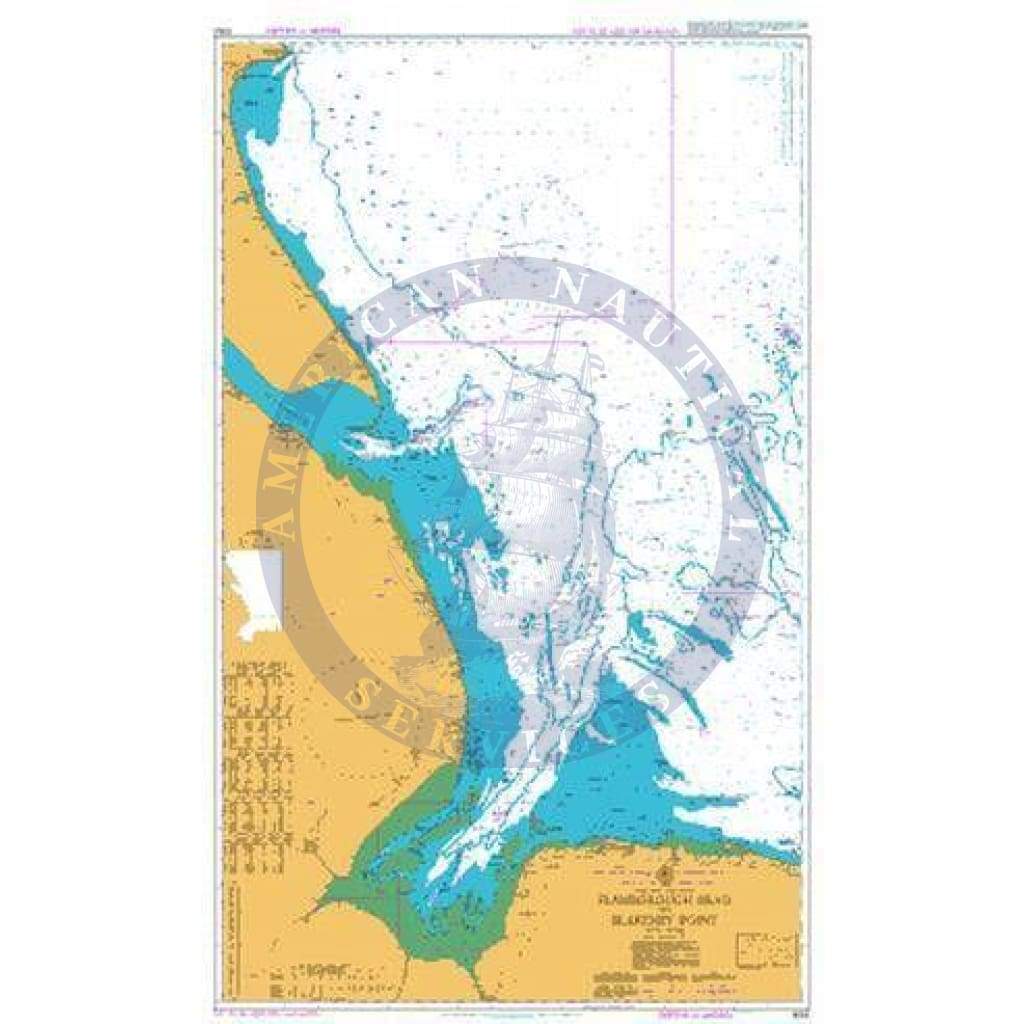 British Admiralty Instructional Chart 5054: Flamborough Head to Blakeney Point