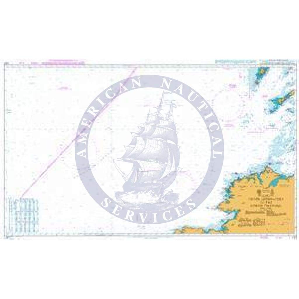 British Admiralty Nautical Chart 1127: North Atlantic Ocean, British Isles, Outer Approaches to the North Channel