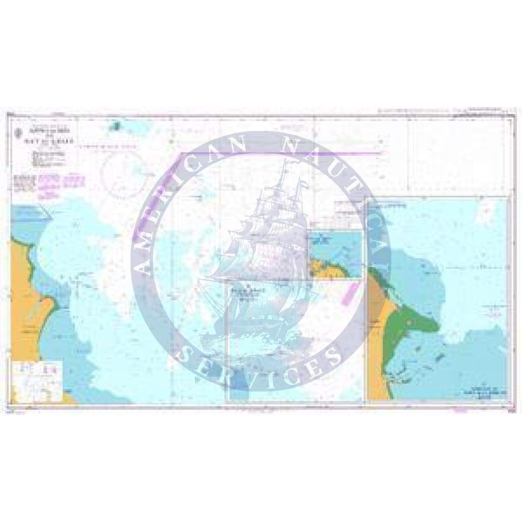 British Admiralty Nautical Chart  1224: Approaches to Ra's Al Khafji