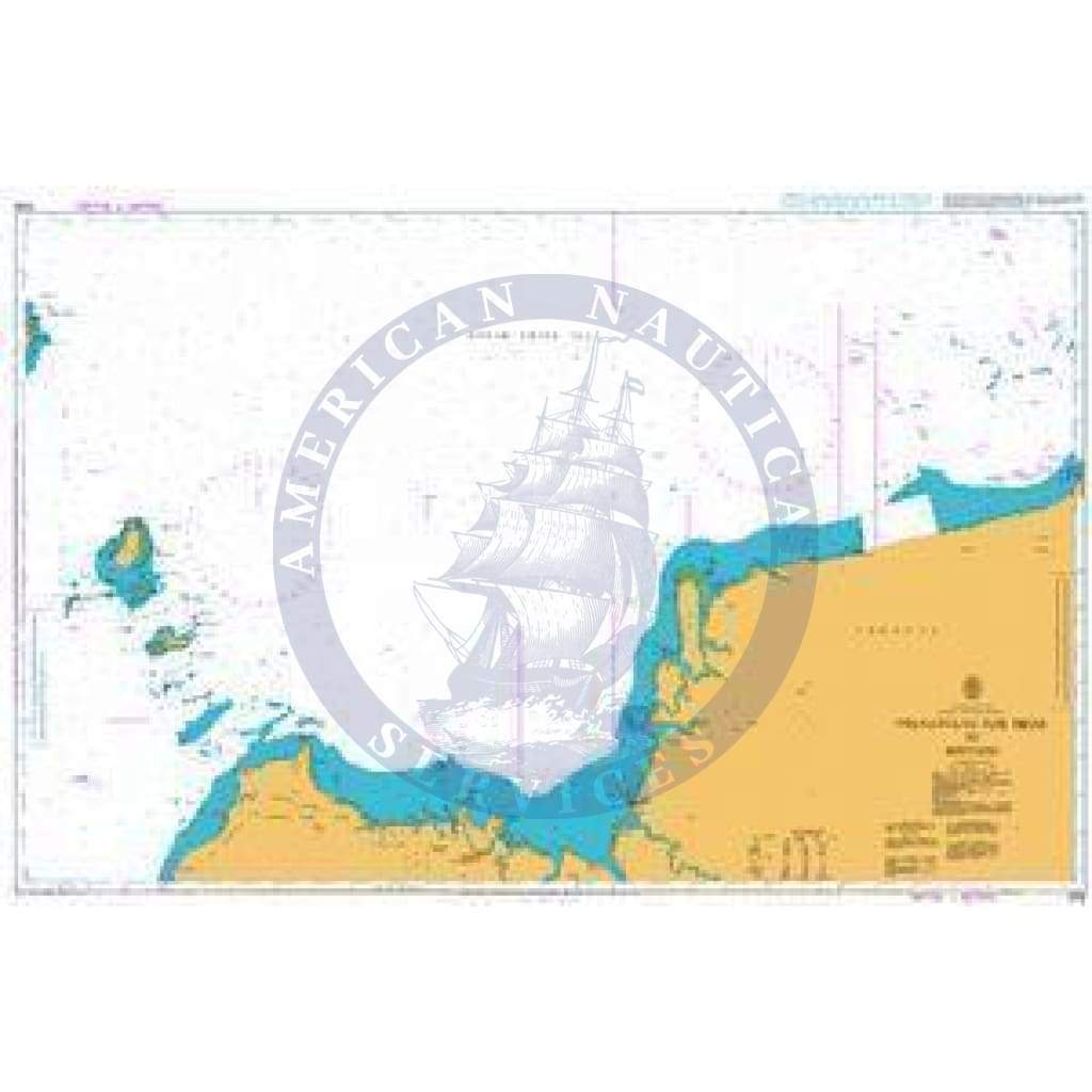 British Admiralty Nautical Chart 1336: Pulau-Pulau Subi Besar to Bintulu