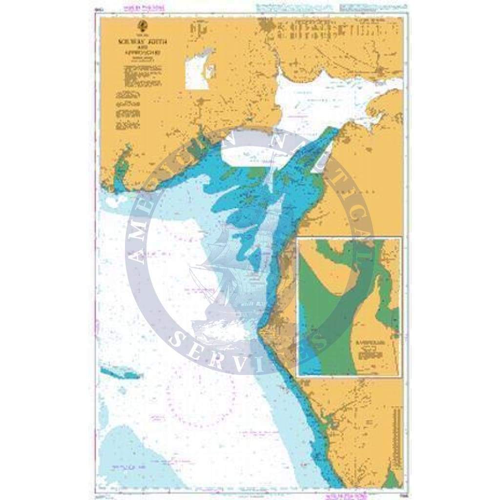 British Admiralty Nautical Chart  1346: Solway Firth and Approaches