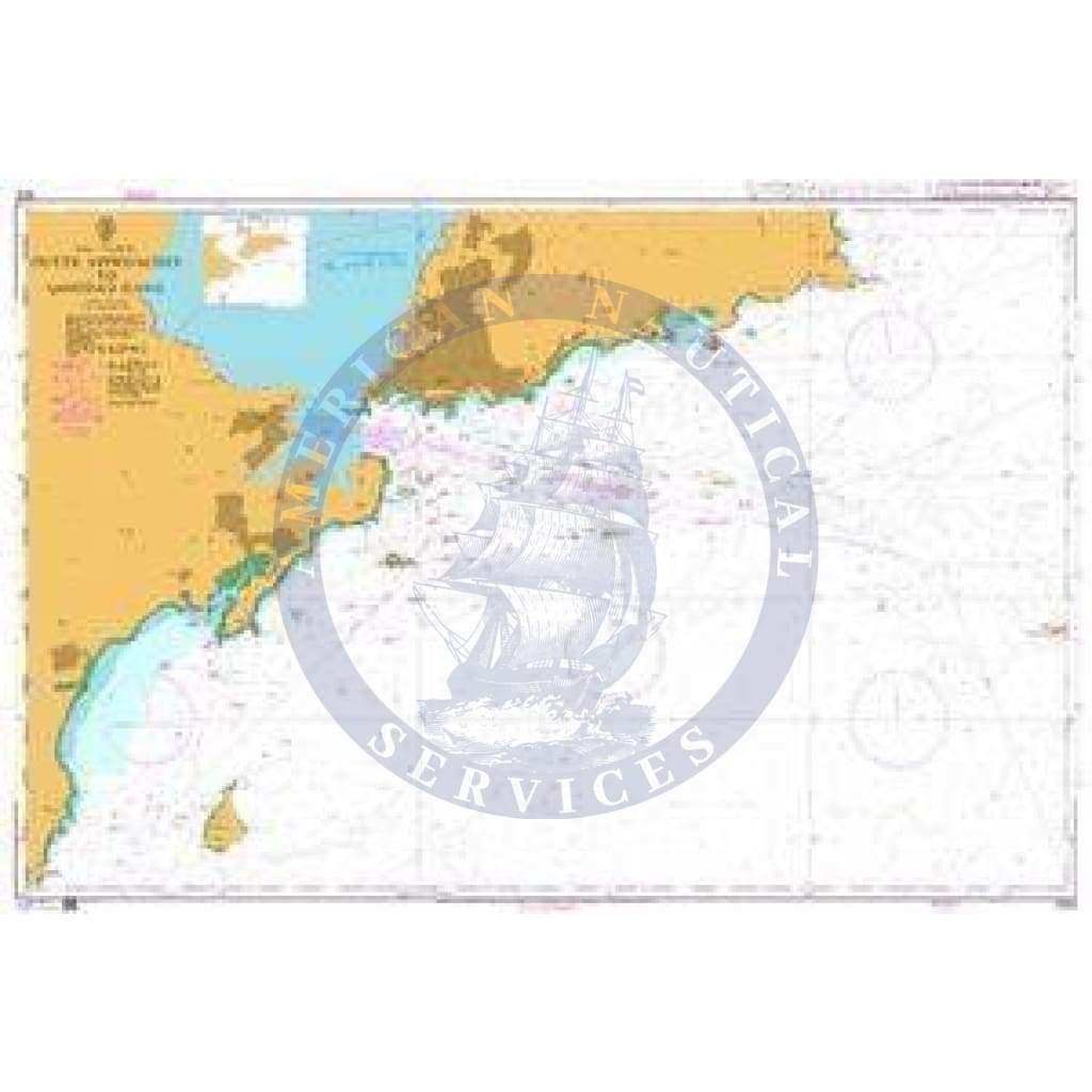 British Admiralty Nautical Chart 1502: China - Yellow Sea, Outer Approaches to Qingdao Gang