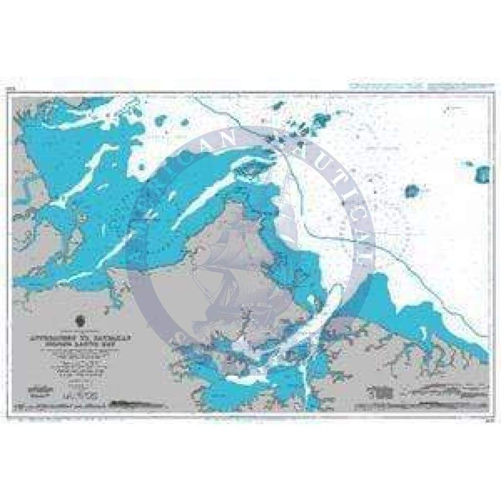 British Admiralty Nautical Chart 1649: Approaches to Sandakan including Labuk Bay