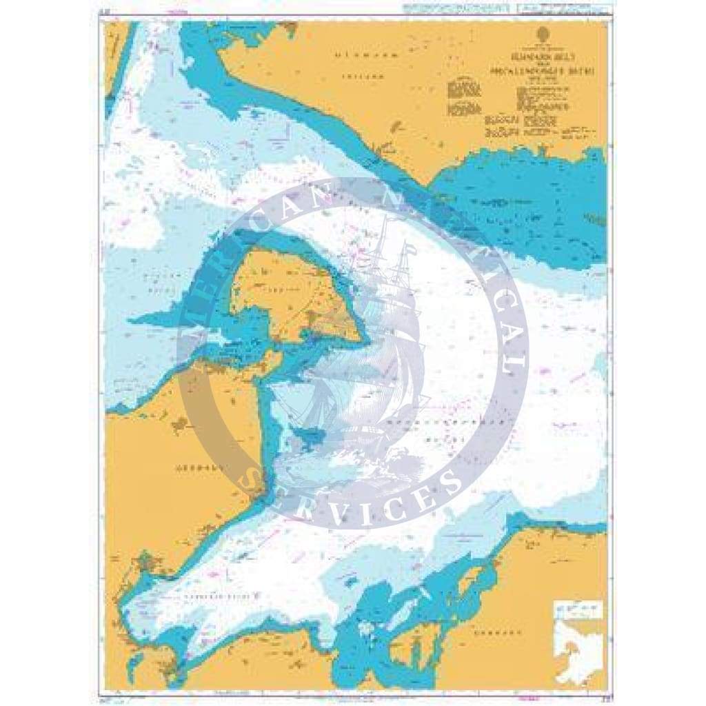 British Admiralty Nautical Chart 2117: Baltic Sea - Denmark and Germany, Fehmarn Belt and Mecklenburger Bucht