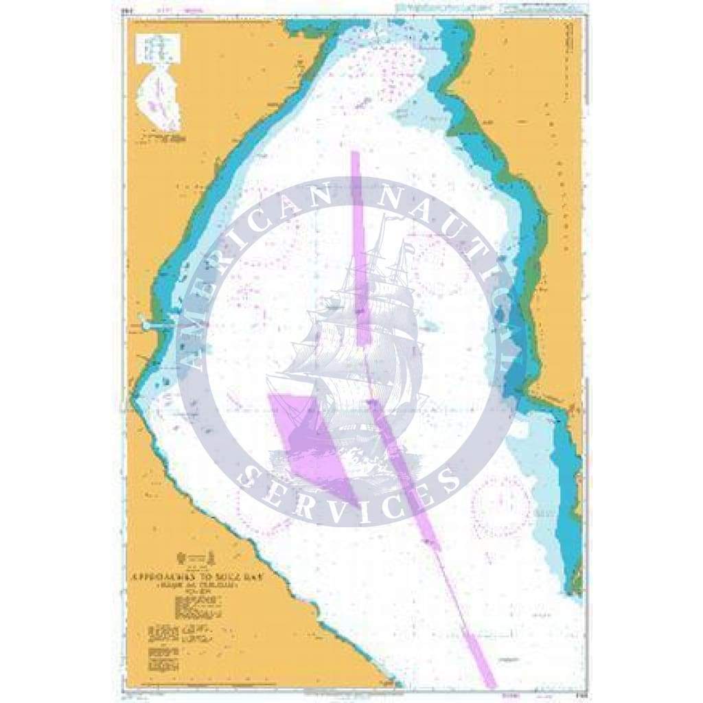British Admiralty Nautical Chart 2133: Red Sea – Egypt, Approaches to Suez Bay (Bahr al Qulzum)