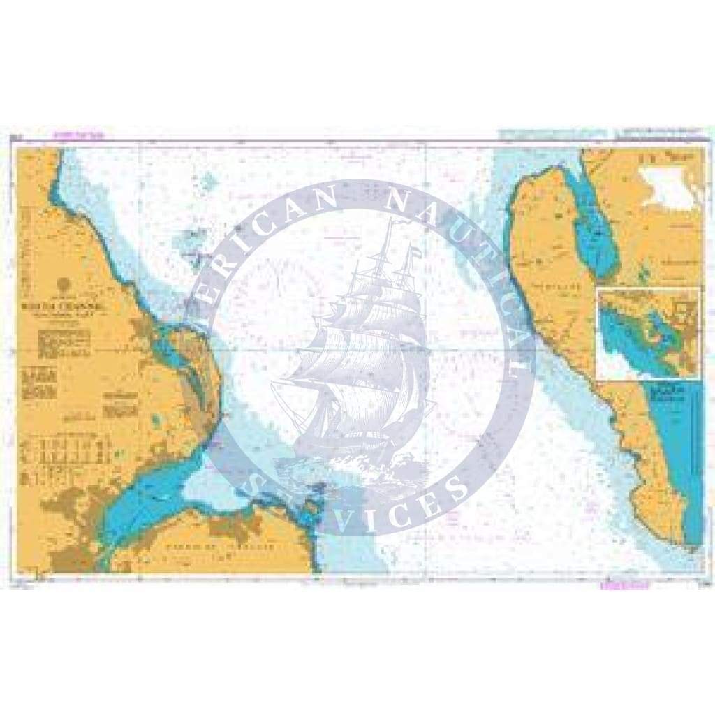 British Admiralty Nautical Chart 2198: North Channel Southern Part