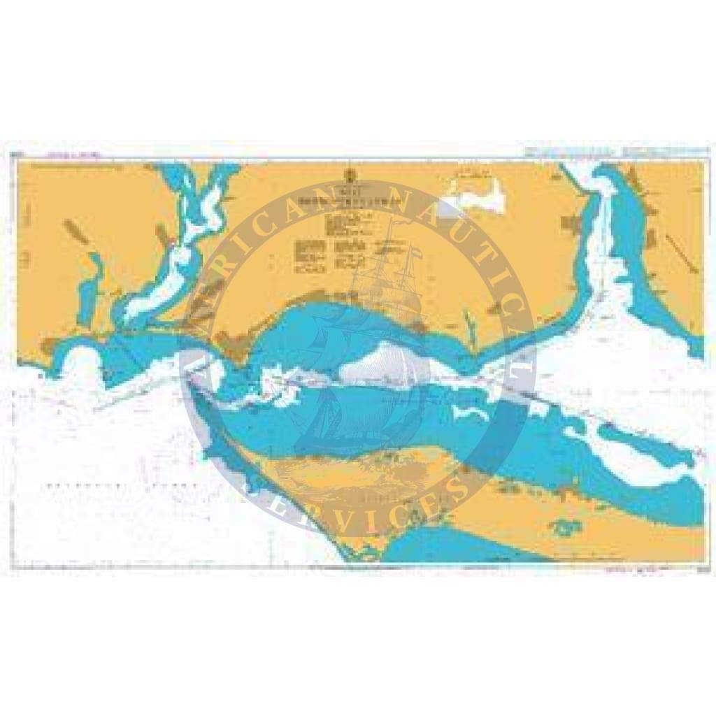 British Admiralty Nautical Chart 2200: West Dniprovs'kyy Lyman