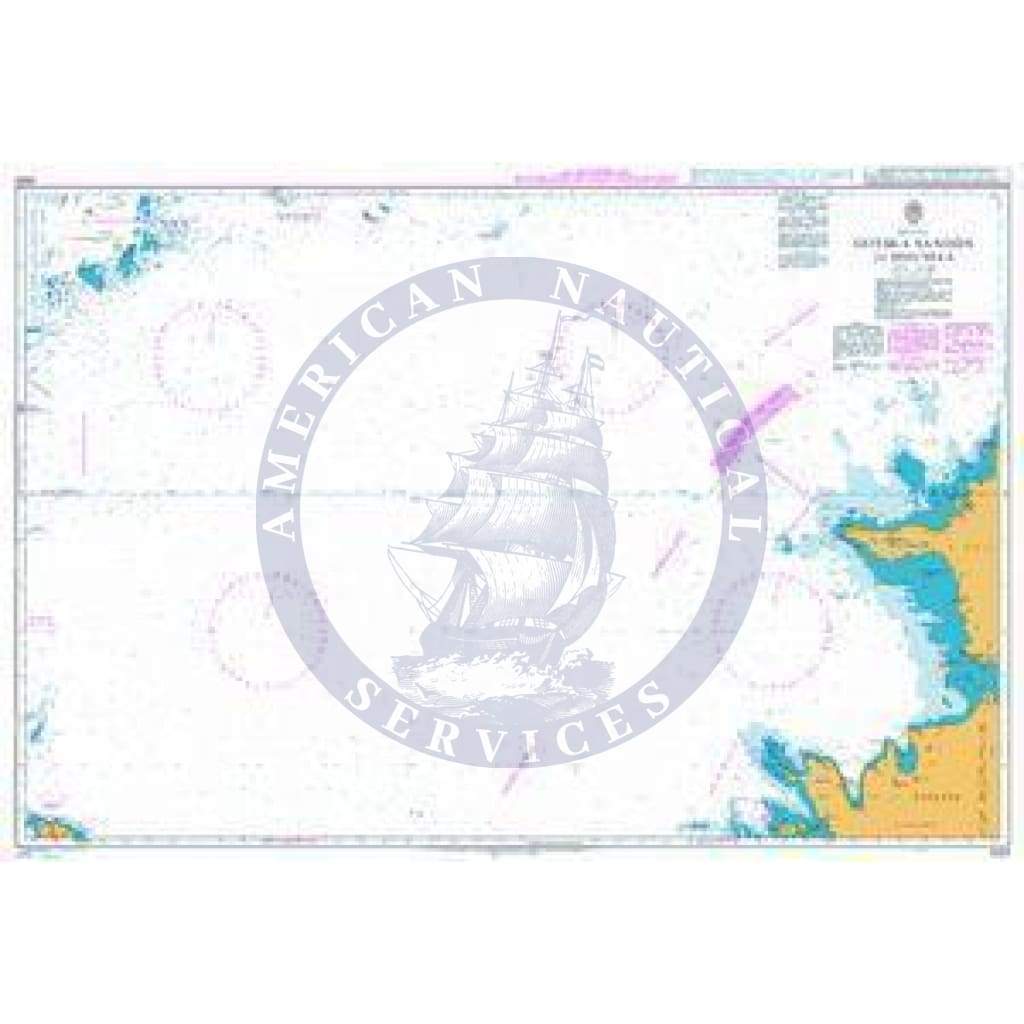 British Admiralty Nautical Chart 2222: Gotska Sandon to Hiiumaa