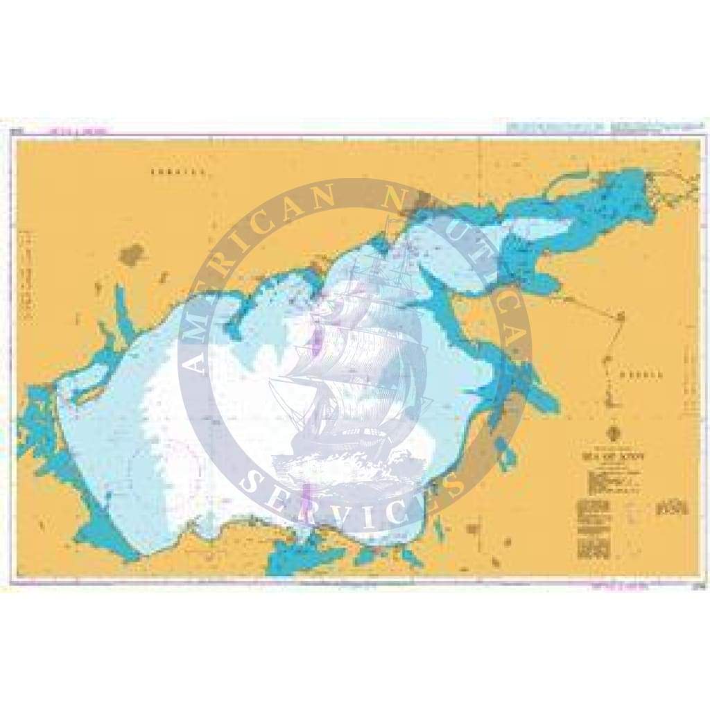 British Admiralty Nautical Chart  2234: Sea of Azov