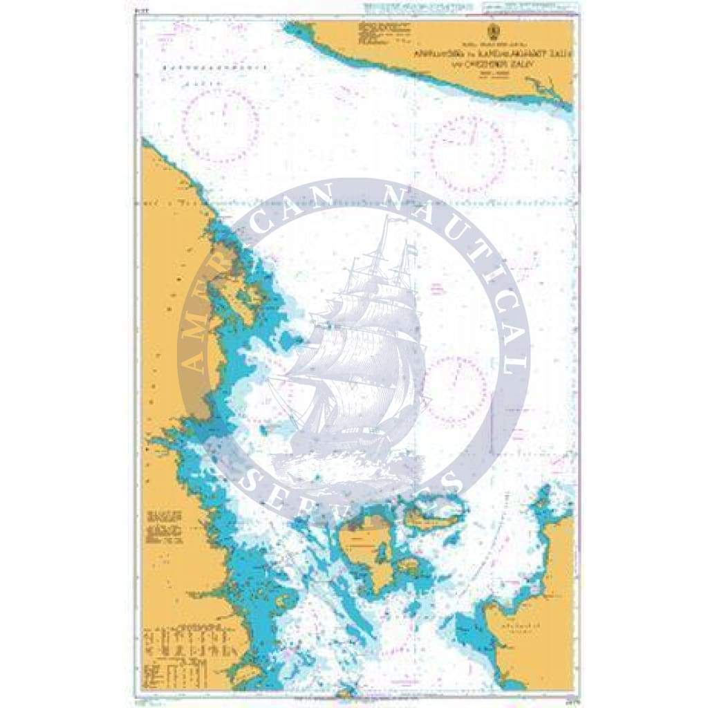 British Admiralty Nautical Chart 2274: Approaches to Kandalakshskiy Zaliv and Onezhskiy Zaliv