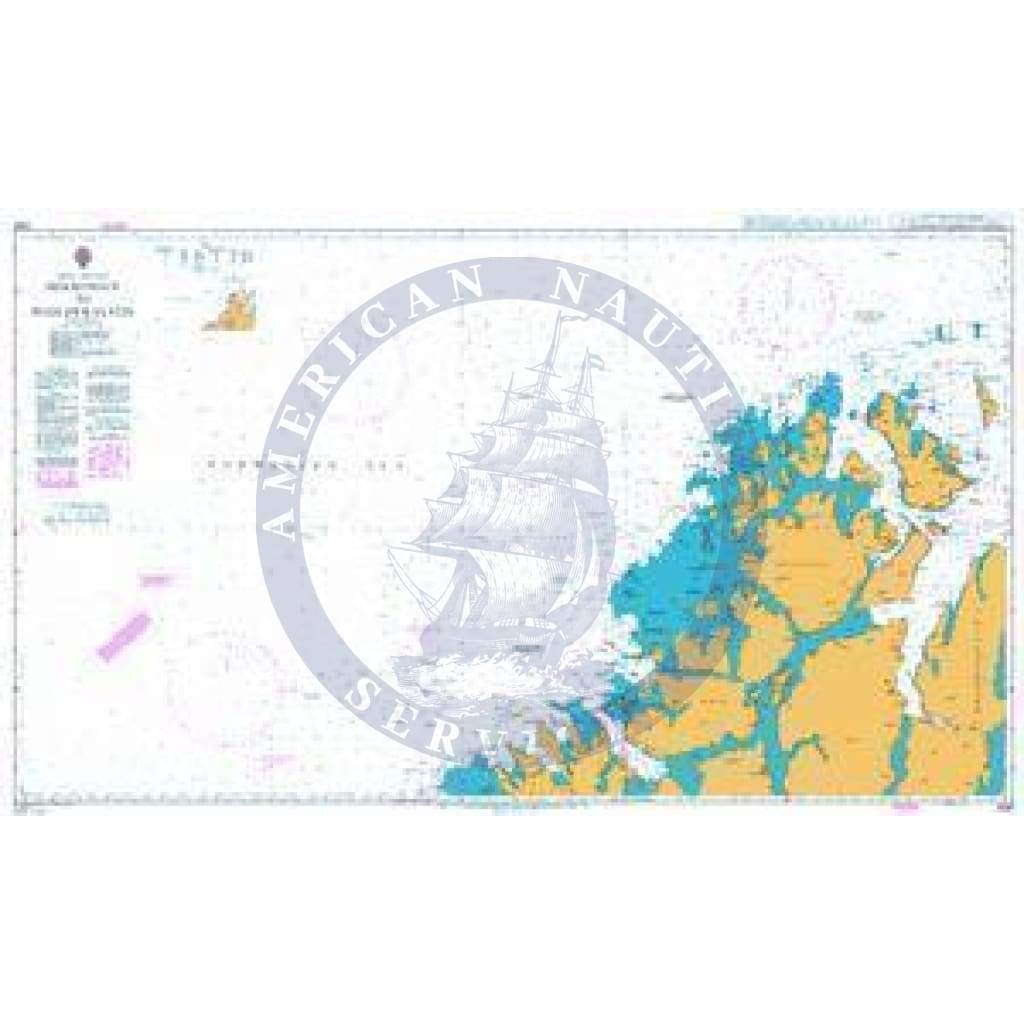 British Admiralty Nautical Chart 2367: Norway - West Coast, Hekkingen to Fugløykalven