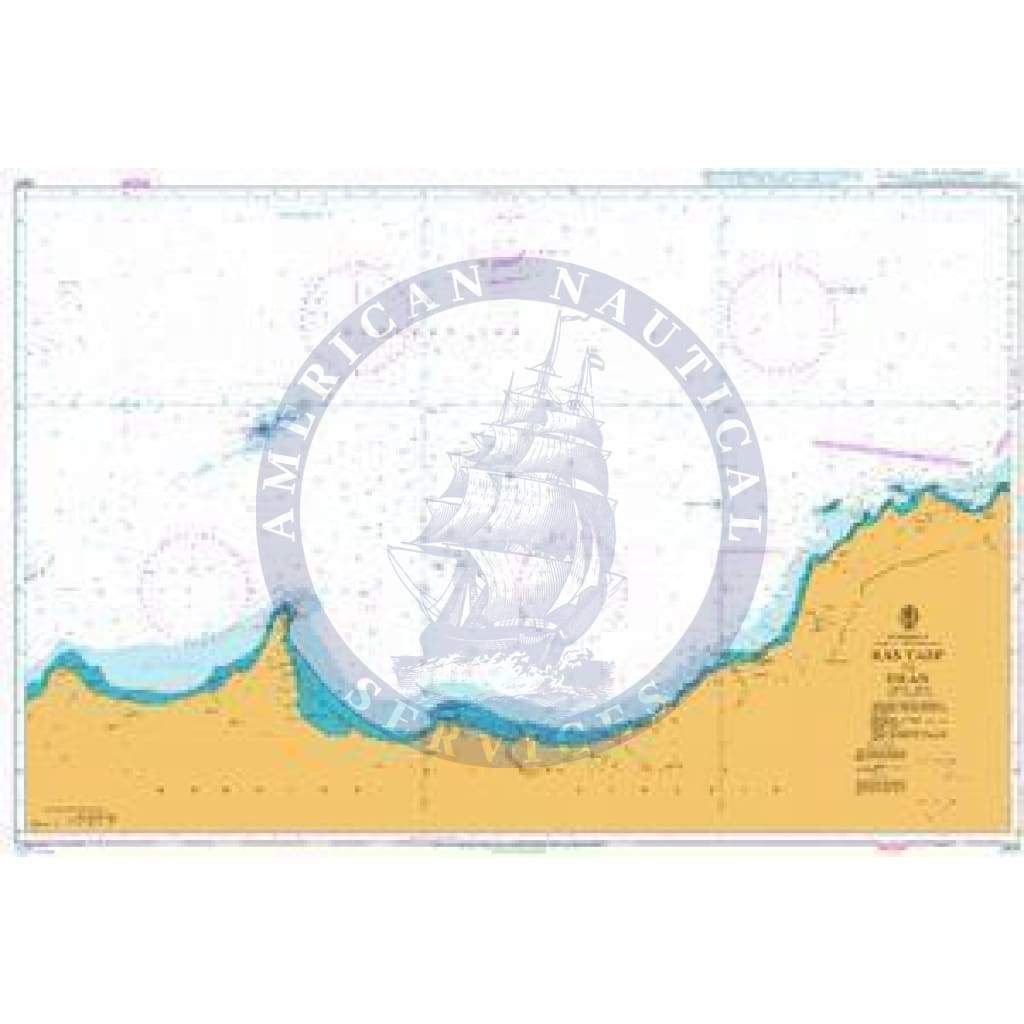 British Admiralty Nautical Chart 2437: Ras Tarf to Oran