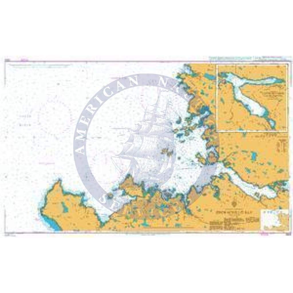 British Admiralty Nautical Chart 2502: Eddrachillis Bay
