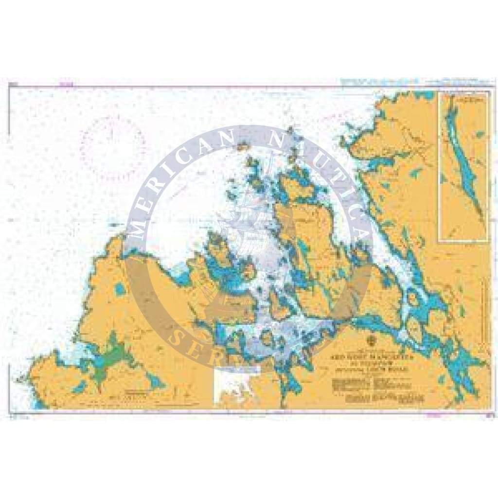 British Admiralty Nautical Chart  2515: Ard More Mangersta to Tiumpan including Loch Roag