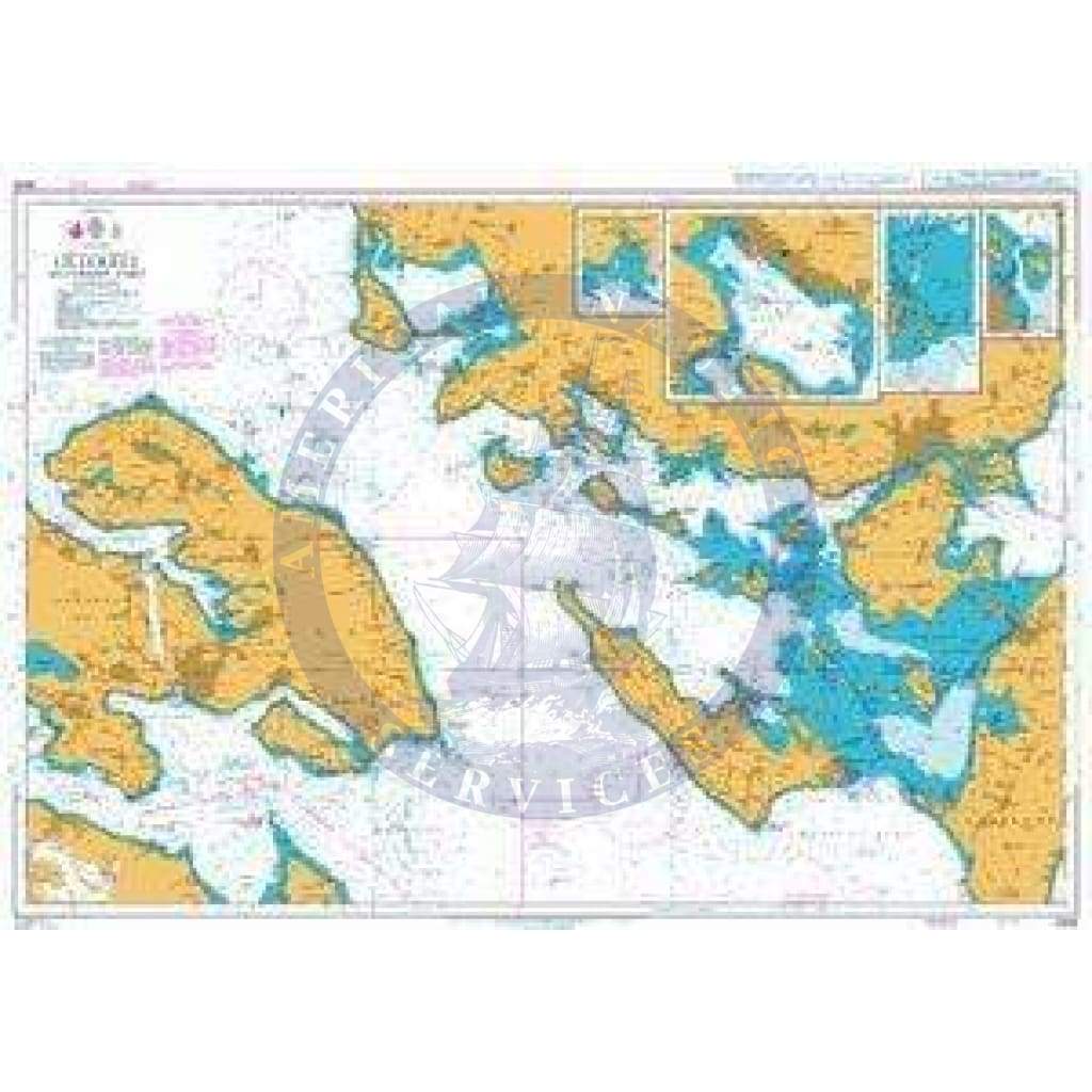 British Admiralty Nautical Chart 2532: Denmark and Germany, Lillebælt, Southern Part