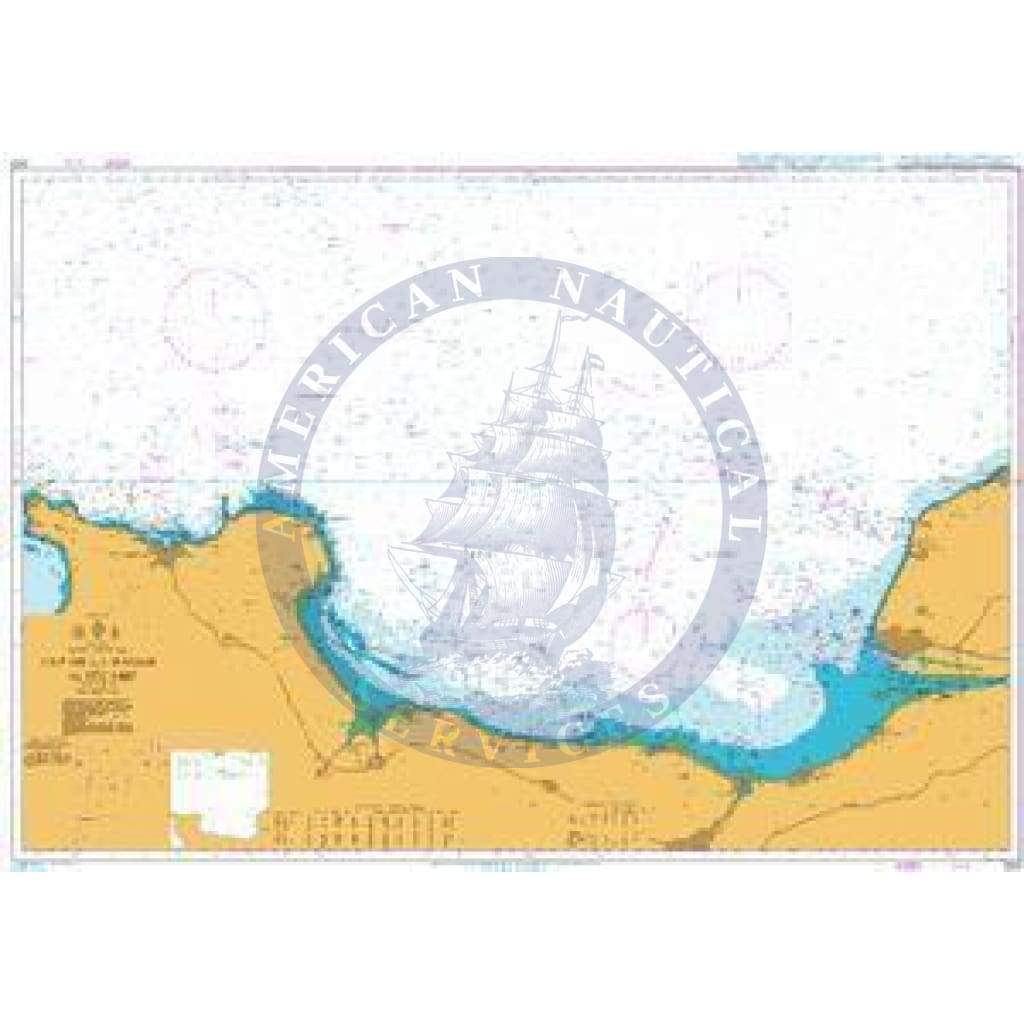 British Admiralty Nautical Chart  2613: Cap de La Hague to Fecamp