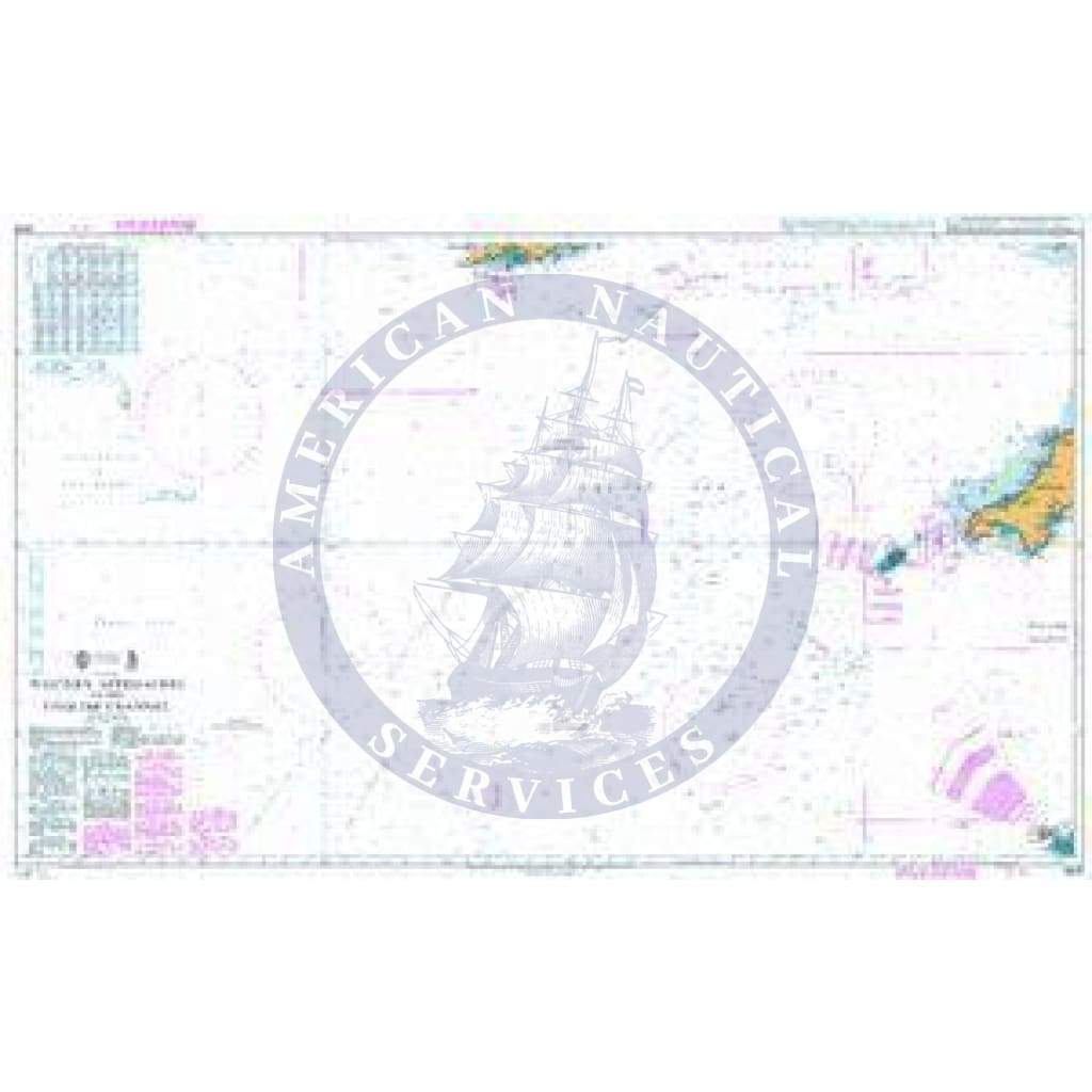 British Admiralty Nautical Chart  2649: Western Approaches to the English Channel