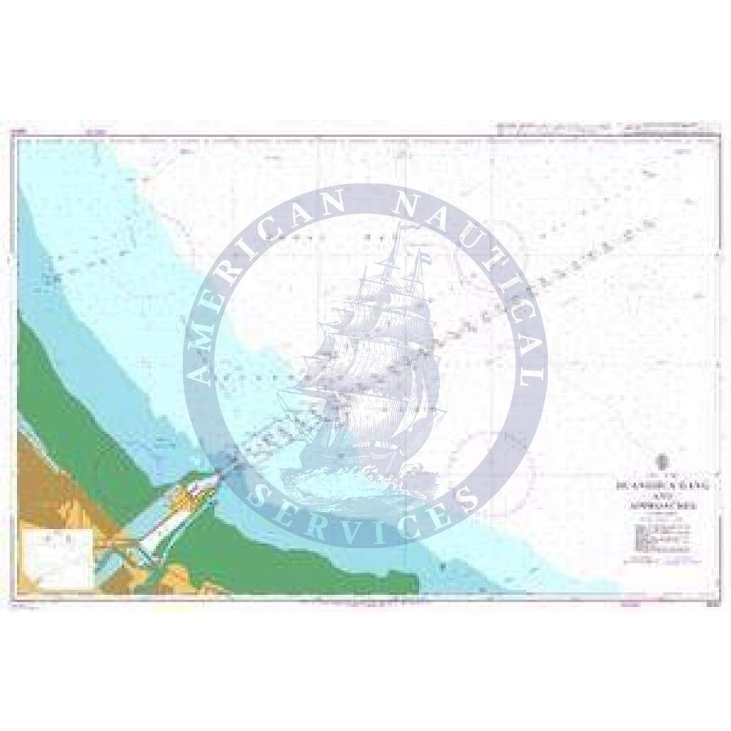 British Admiralty Nautical Chart  2650: China - Bo Hai, Huanghua Gang and Approaches