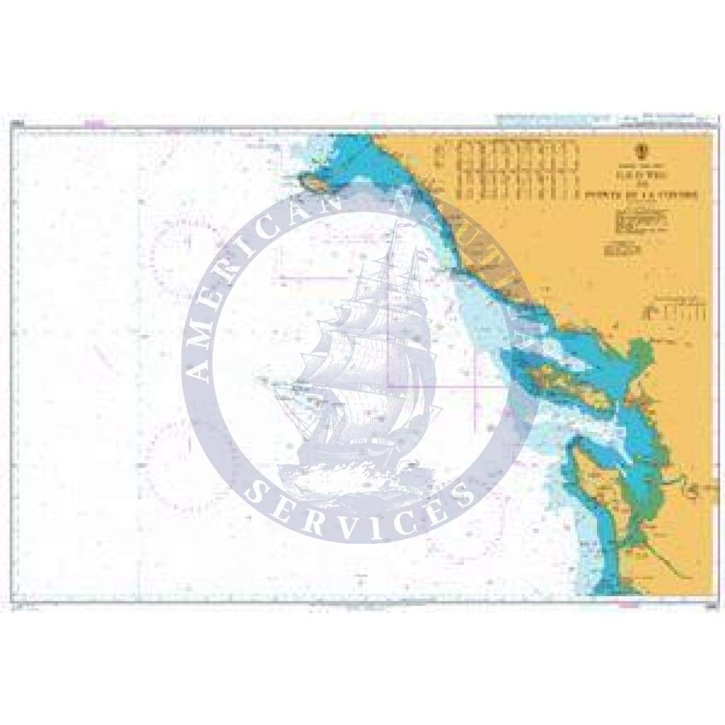 British Admiralty Nautical Chart 2663: Ile d'Yeu to Pointe de la Coubre
