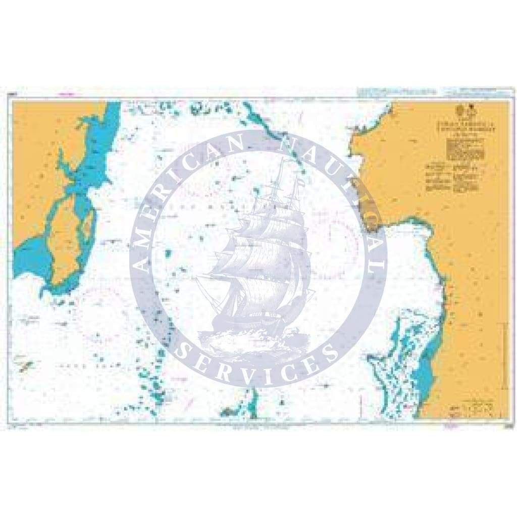 British Admiralty Nautical Chart   2892: Pulau Sabaru to Tanjung Rangas
