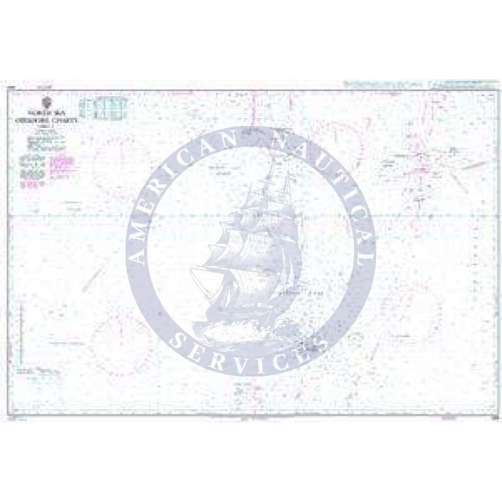 British Admiralty Nautical Chart  294: North Sea Offshore Charts Sheet 2