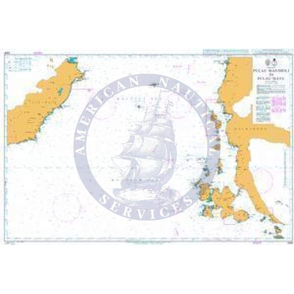 British Admiralty Nautical Chart  2941: Pulau Mandioli to Pulau Mayu