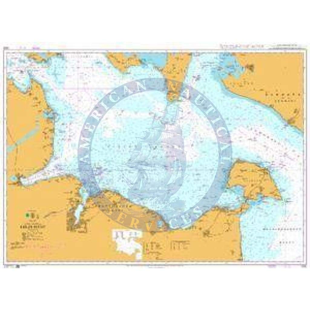 British Admiralty Nautical Chart  2942: Baltic Sea - Denmark and Germany, Kieler Bucht