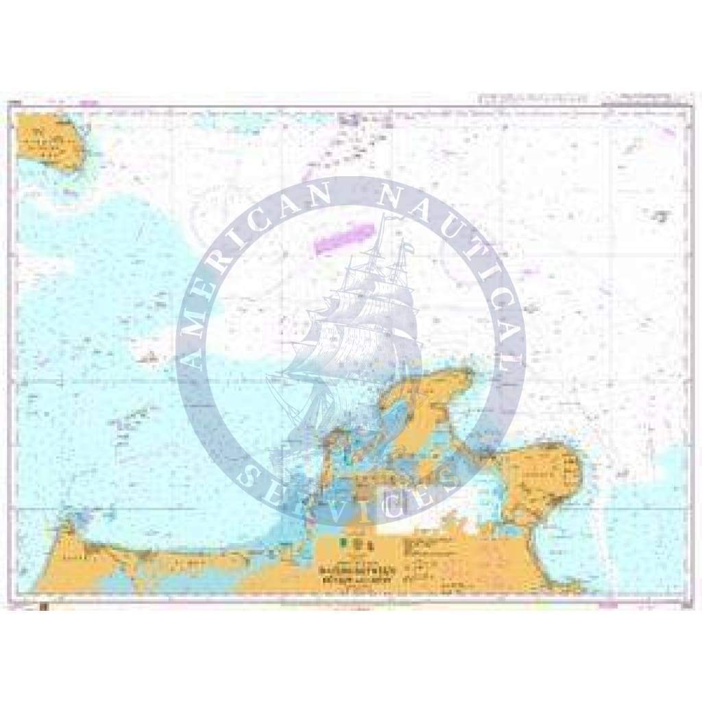 British Admiralty Nautical Chart 2945: Baltic Sea - Germany and Denmark, Waters between Rügen and Mon