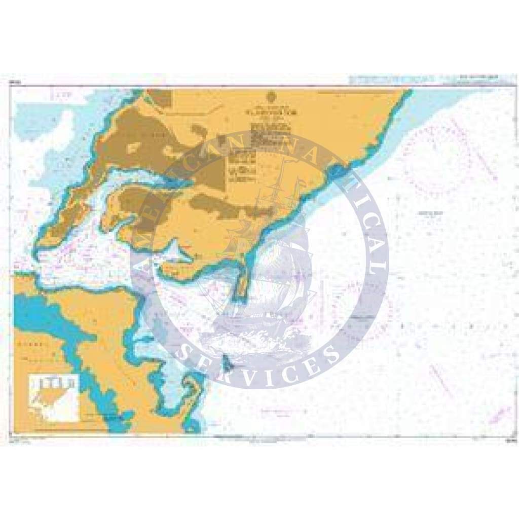 British Admiralty Nautical Chart 3044: Vladivostok