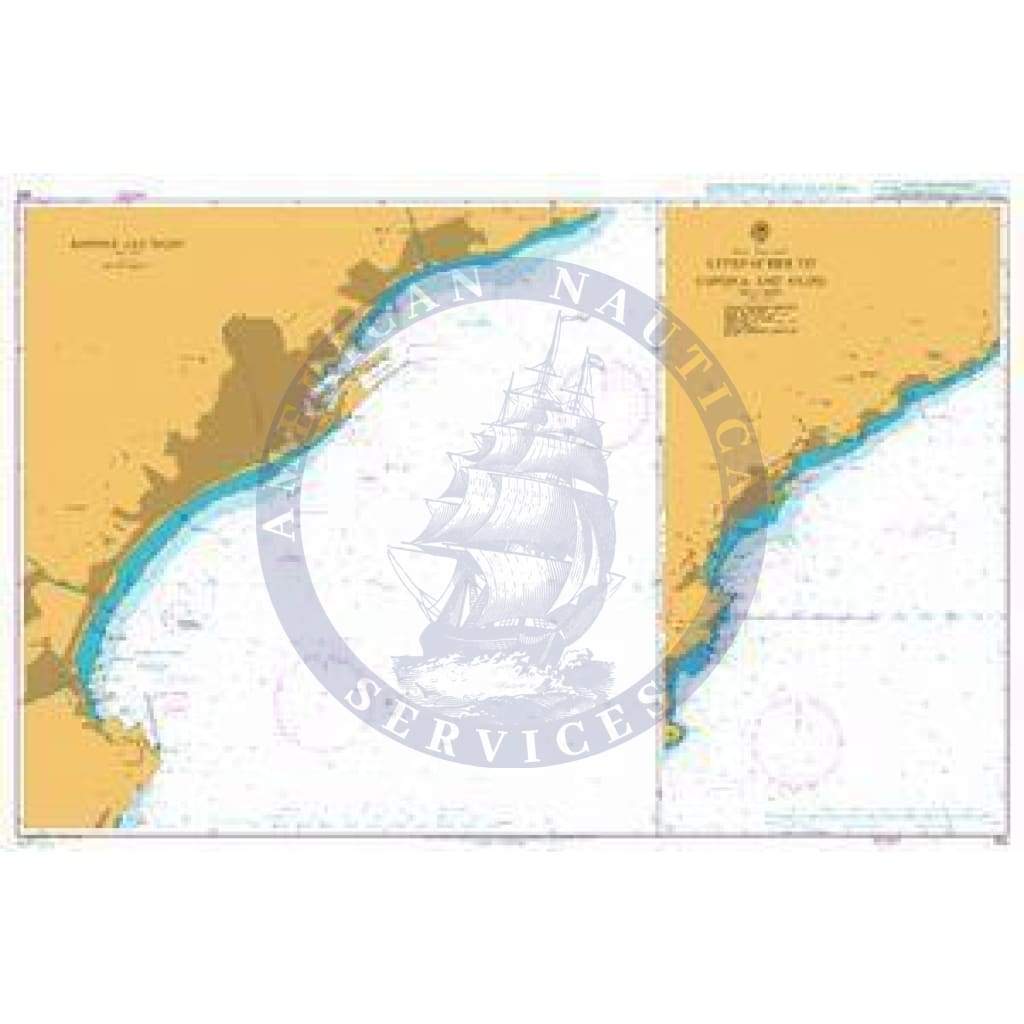British Admiralty Nautical Chart 350: Italy – West Coast, Approaches to Savona and Vado. Savona and Vado