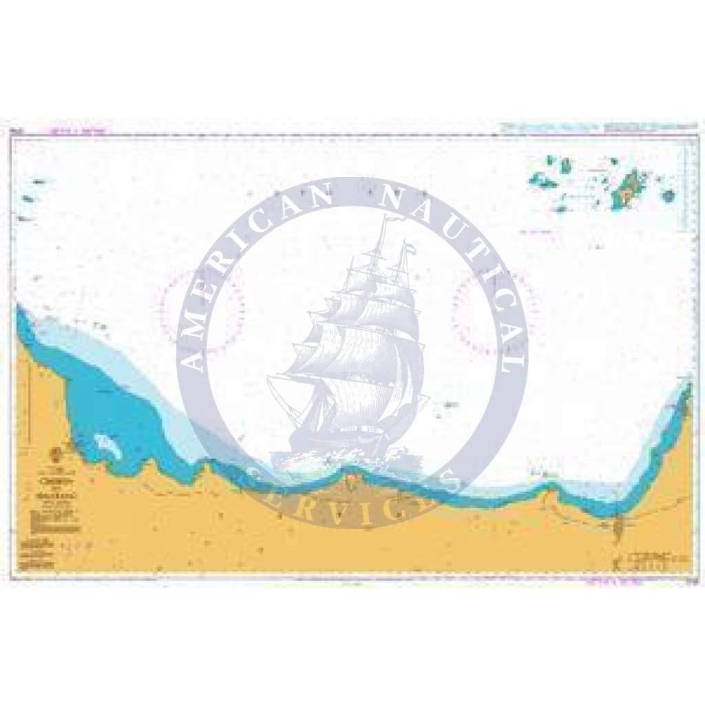 British Admiralty Nautical Chart  3730: Cirebon to Semarang